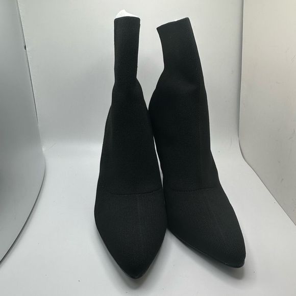 CUSHIONAIRE Women's stretch knit Heel +Memory Foam 8.5 BLACK - Picture 2 of 7